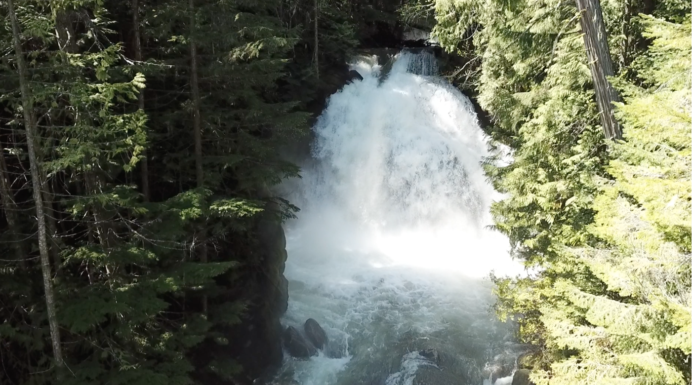 Waterfalls in North Idaho Moyie River Hideaway