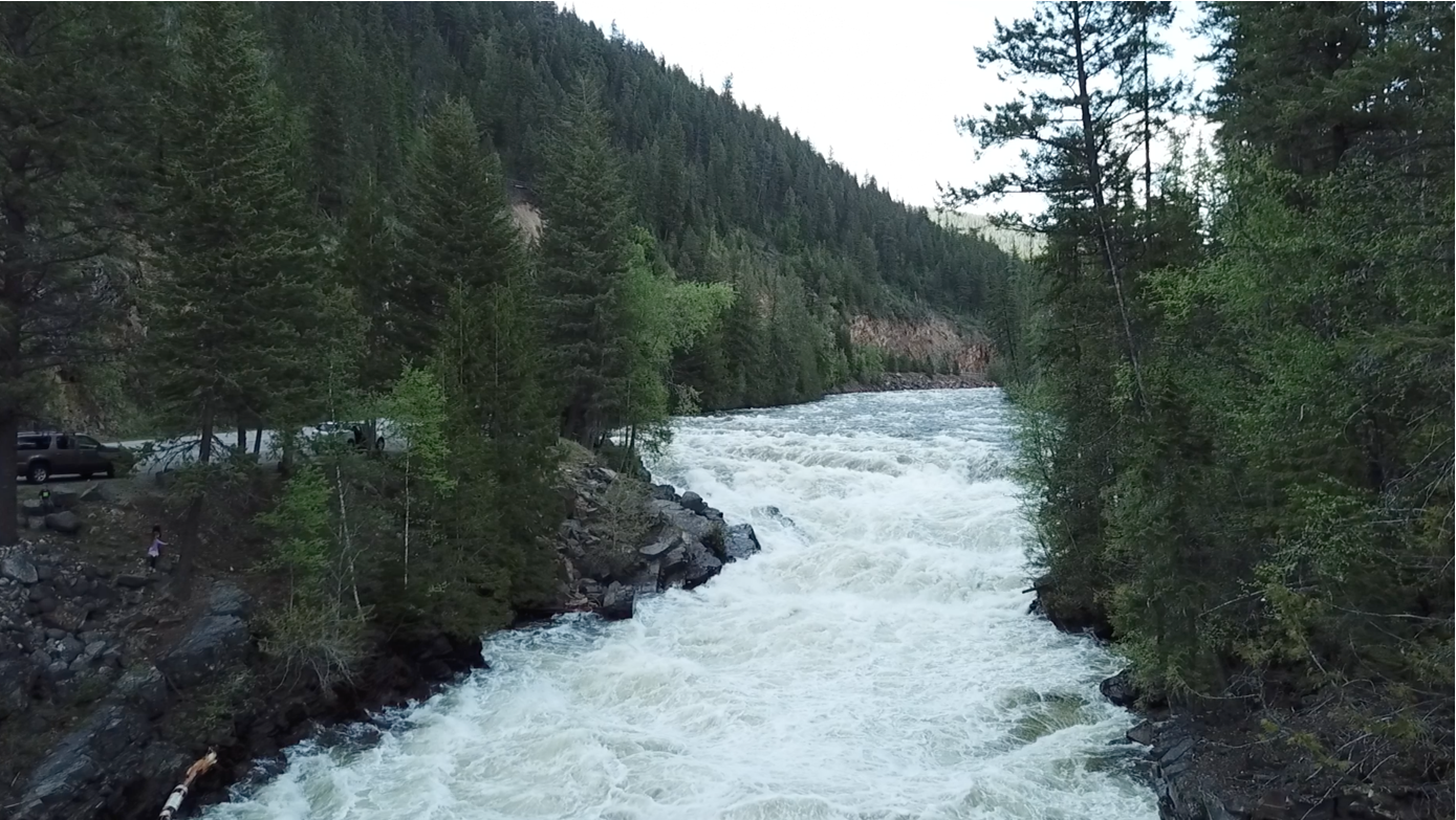Waterfalls in North Idaho Moyie River Hideaway